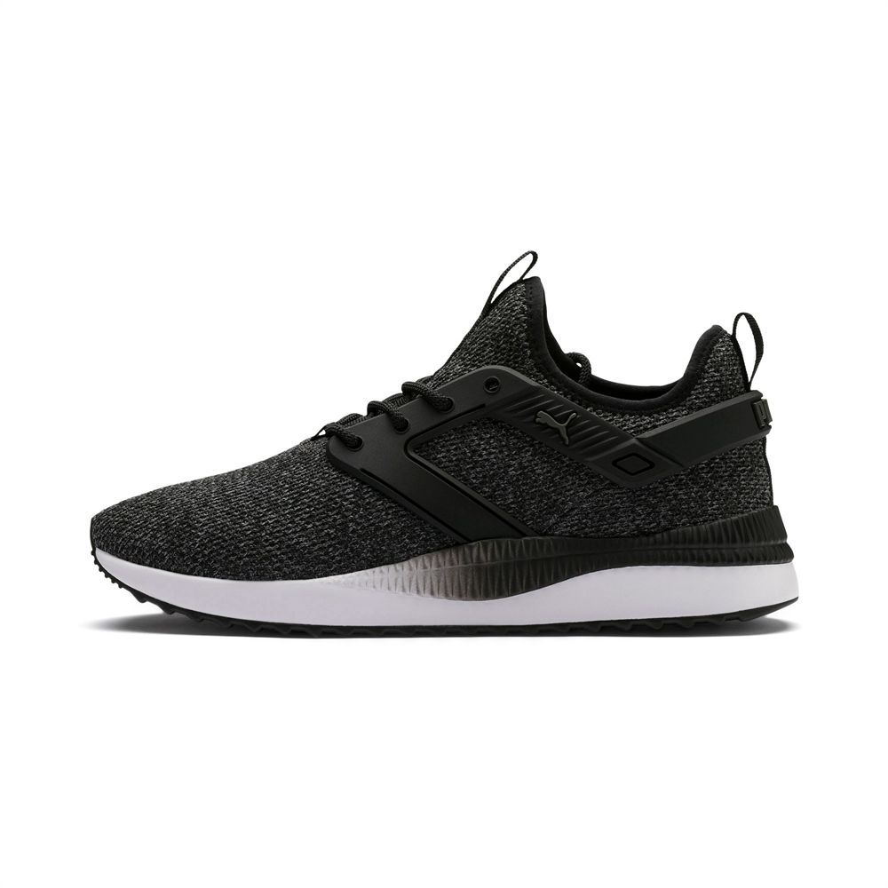 Puma Pacer Next Excel VariKnit Férfi Sportcipő - Fekete/Szürke ( Hungary - TWBUJ3082 )